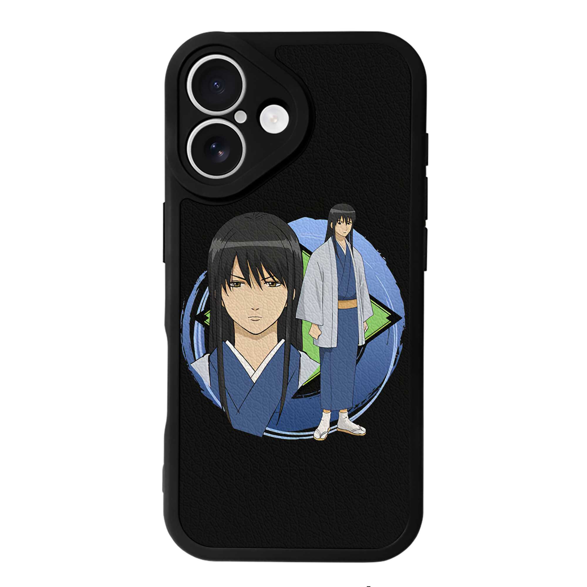 （画像用） ぎんたま 坂田銀時（さかたぎんとき） 神楽 志村新八（しむら しんぱち） GINTAMA Sakata Gintoki Kagura Shimura Shinpachi 【iPhone 16シリーズ対応】シリコンスマホケース（レザー調） 材質：シリコン